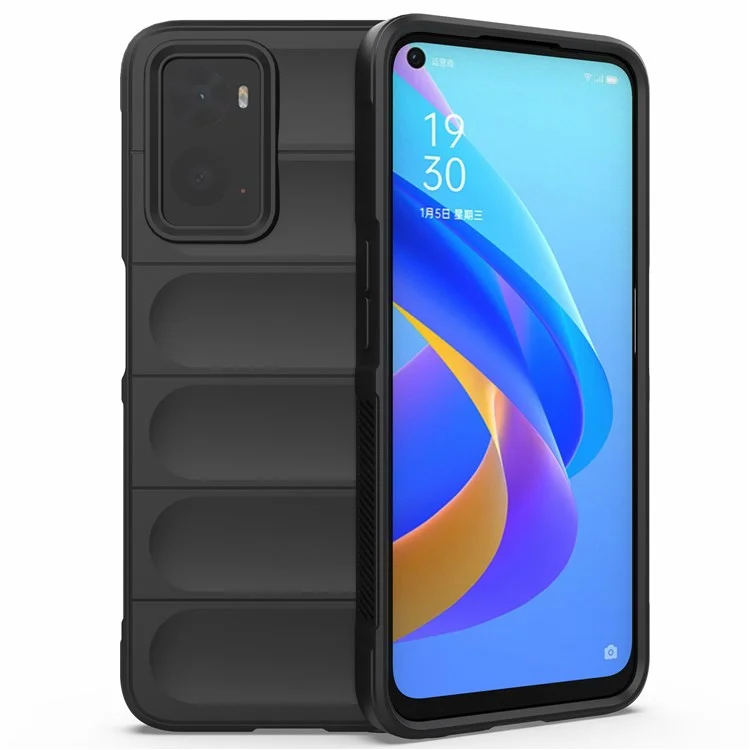 Мягкий чехол из ТПУ для Realme 9i/Oppo A36/A76 4G, противоударный, износостойкий, жесткий чехол для телефона - черный