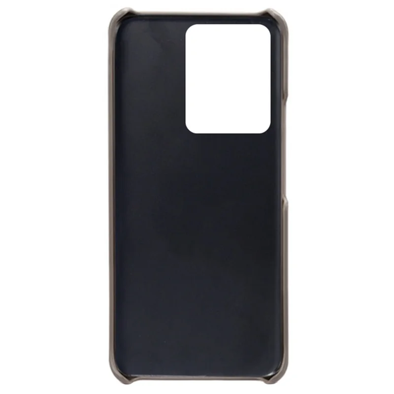 PU Leather + PC Phone Case for vivo S15 Pro 5G, Dual Card Slots Anti-scratch Protective Cover - Grey