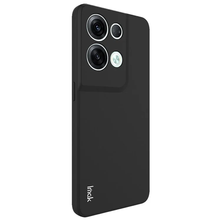 IMAK UC-4 Series Para Oppo Reno8 Pro+ 5g / Reno8 Pro+ 5g (versão Global) TPU Soft TPU Proteção à Prova de Choque Caso de Telefone de Borda Reta Criativa - Preto