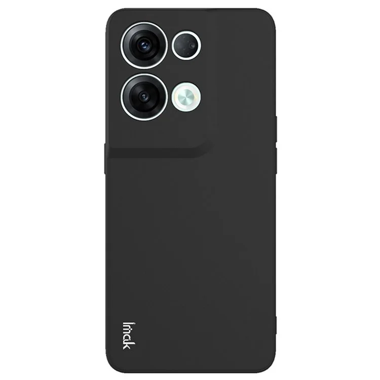 IMAK UC-4 Series Para Oppo Reno8 Pro+ 5g / Reno8 Pro+ 5g (versão Global) TPU Soft TPU Proteção à Prova de Choque Caso de Telefone de Borda Reta Criativa - Preto