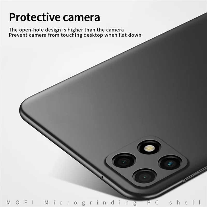 MOFI JK PC Series-1 Shield for Huawei Maimang 10 SE 5G Matte Hard PC Back Case Precise Cutout Camera Protection Phone Guardian with Strap - Red