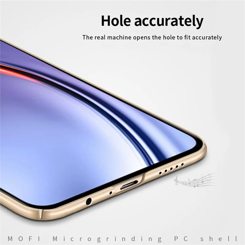 MOFI JK PC Series-1 Shield for Huawei Maimang 10 SE 5G Matte Hard PC Back Case Precise Cutout Camera Protection Phone Guardian with Strap - Gold