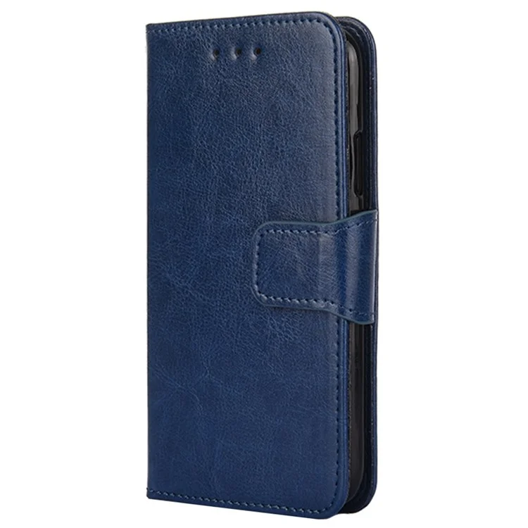 Pour Oppo Reno8 Pro + 5G / Reno8 Pro 5G (version Globale) Couverture Téléphonique Couverture de Téléphone Anti-rayures pu en Cuir PU Portefeuille Socle de Téléphone - Saphir