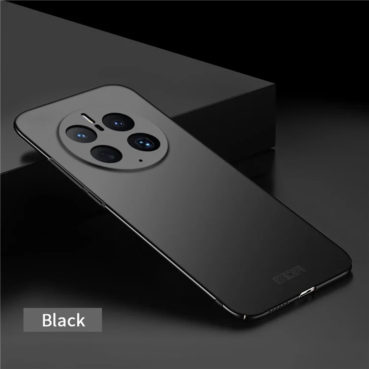 MOFI JK PC Series-1 per Huawei Mate 50 Pro 4G Custodia Rigida in PC Opaca Anti-Urto Protettiva per Telefono con Tracolla - Nero
