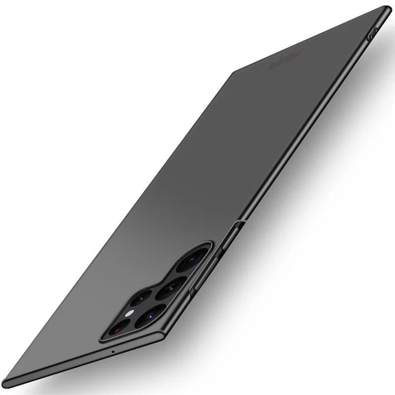 MOFI JK PC Series-1 pour Samsung Galaxy S23 Ultra Coque de téléphone antichoc mate en PC dur Coque de téléphone anti-usure avec sangle - Noir