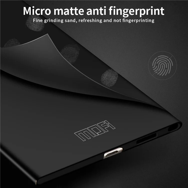 MOFI JK PC Series-1 pour Samsung Galaxy S23 Ultra Coque de téléphone antichoc mate en PC dur Coque de téléphone anti-usure avec sangle - Noir