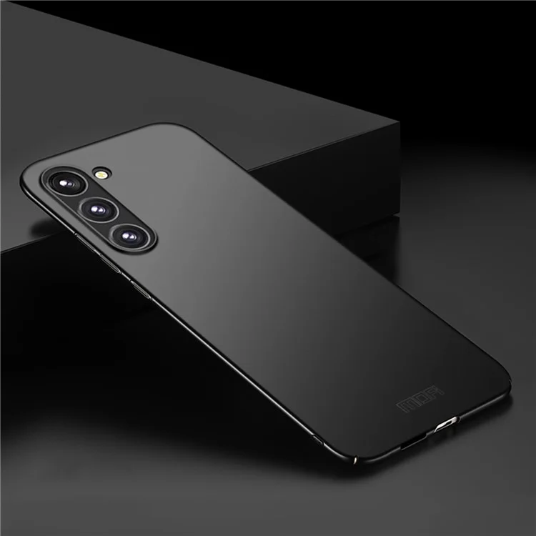 MOFI JK PC Series-1 für Samsung Galaxy S23+ Slim Matte Smartphone Case Hard PC Verschleißfeste Handyhülle mit Trageriemen - Schwarz
