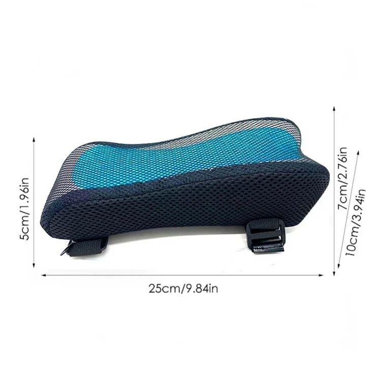 Built-In Gel Sheet Memory Foam Armrest Pad Home Office Seat Armrest Pillow for Wheelchair