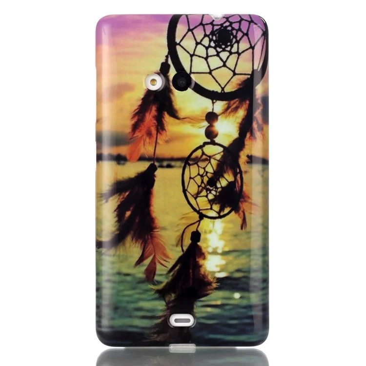 Soft TPU Gel Case for Microsoft Lumia 535 / Dual SIM - Dream Catcher