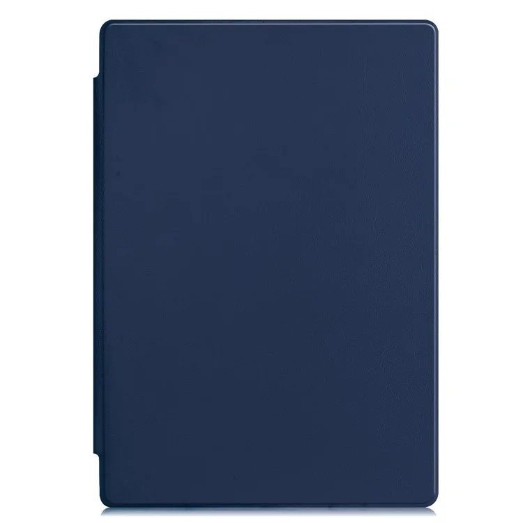 Folio PU Leather Stand Protective Case for Microsoft Surface Pro 7/6/5/4 - Dark Blue