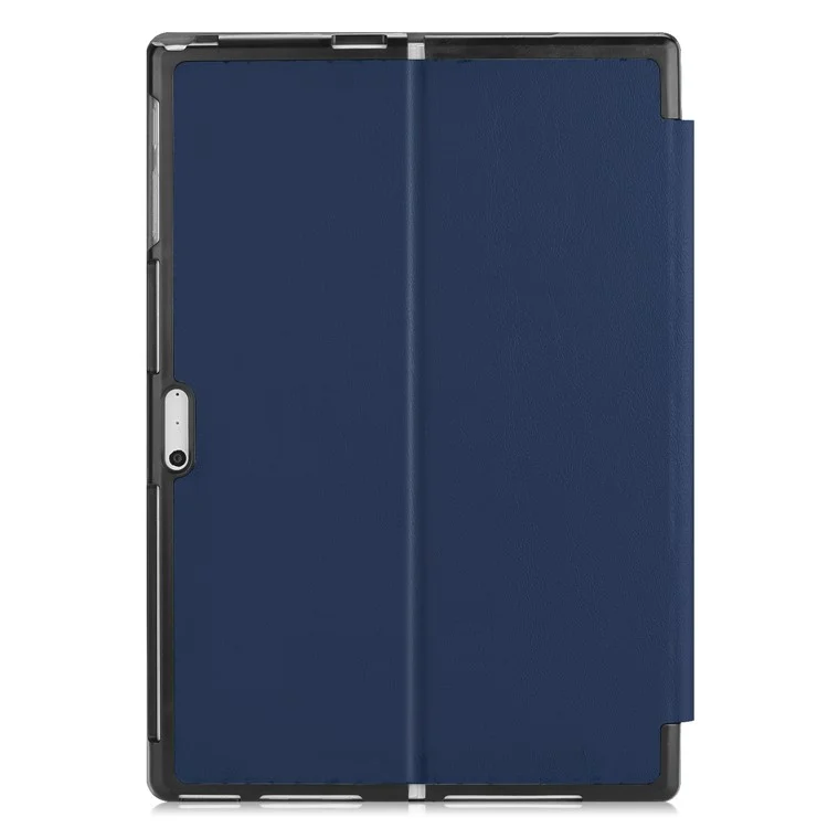 Folio PU Leather Stand Protective Case for Microsoft Surface Pro 7/6/5/4 - Dark Blue