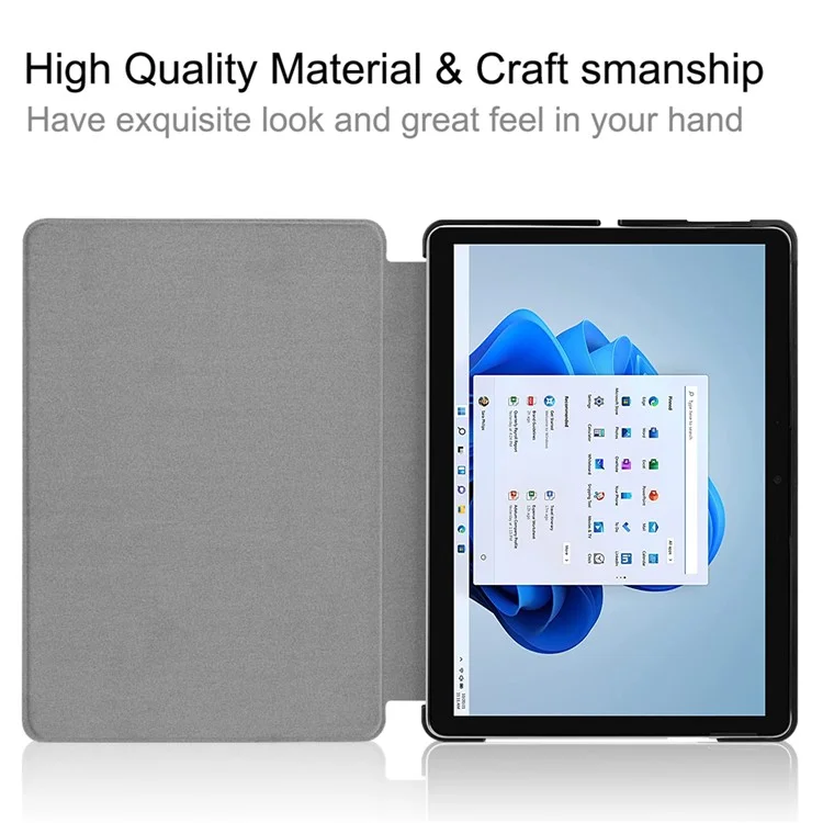 Pattern Printing Stand PU Leather Tablet Cover Case for Microsoft Surface Pro 8 - Tower