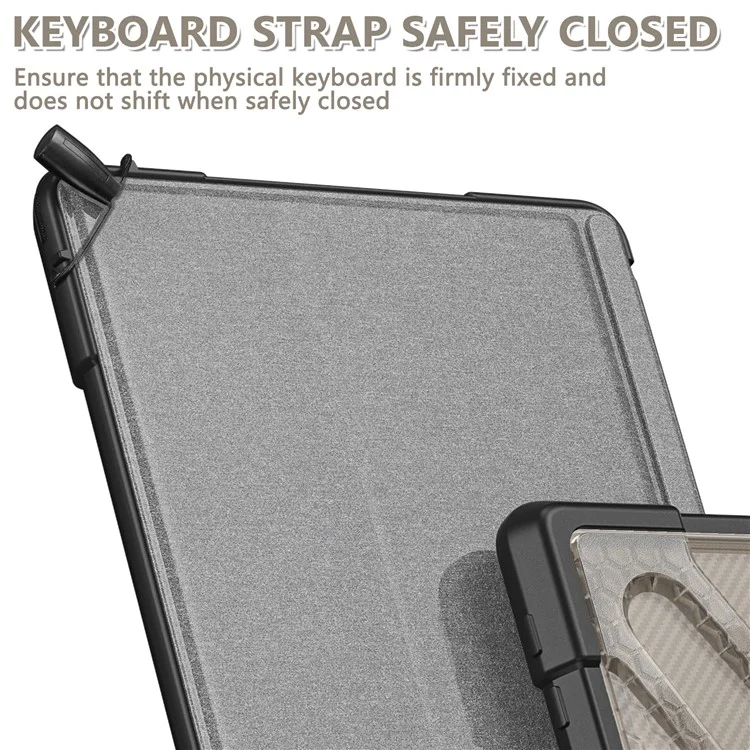 Für Microsoft-Oberfläche Go / Go 2 / Go 3 10,5-Zoll-Tablettenschutz-Schutzhülle Kickstand Hand Strap Hard PC + TPU-Hybridabdeckung - Braun
