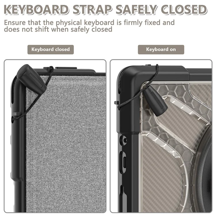 Für Microsoft-Oberfläche Go / Go 2 / Go 3 10,5-Zoll-Tablettenschutz-Schutzhülle Kickstand Hand Strap Hard PC + TPU-Hybridabdeckung - Braun