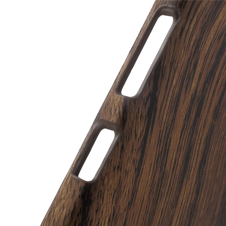Wood Grain Leather Coated Hard Shell Case for Microsoft Lumia 950