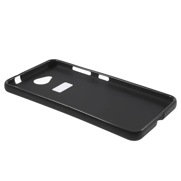 Double-sided Matte Soft TPU Case for Microsoft Lumia 650 - Black