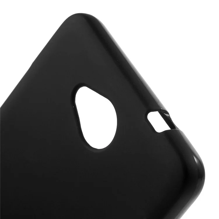 Double-sided Matte Soft TPU Case for Microsoft Lumia 650 - Black