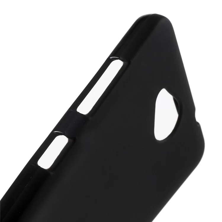 Double-sided Matte Soft TPU Case for Microsoft Lumia 650 - Black