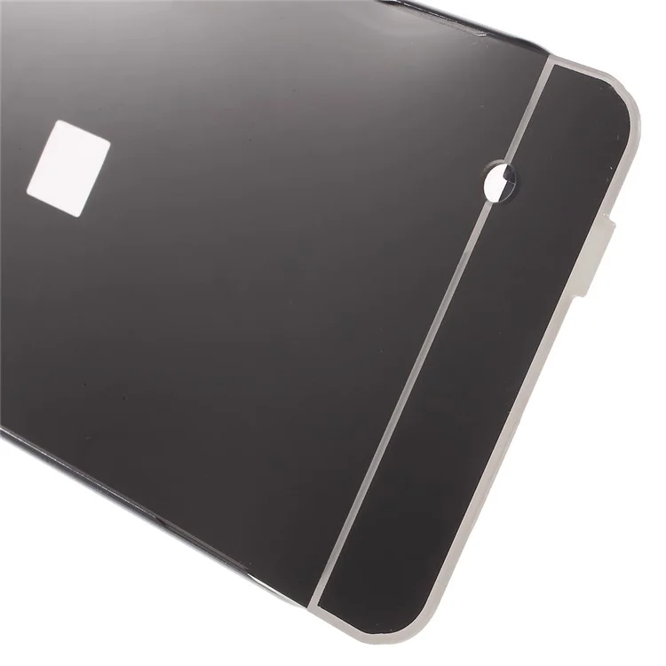 Slide-on Metal Bumper PC Hard Back Case for Microsoft Lumia 550 - Black