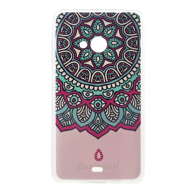 Softlyfit Embossed TPU Case for Microsoft Lumia 535 / 535 Dual SIM - Mandala Pattern
