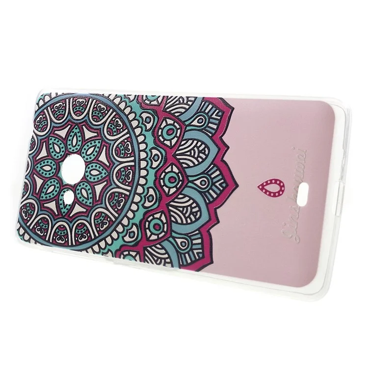 Softlyfit Embossed TPU Case for Microsoft Lumia 535 / 535 Dual SIM - Mandala Pattern