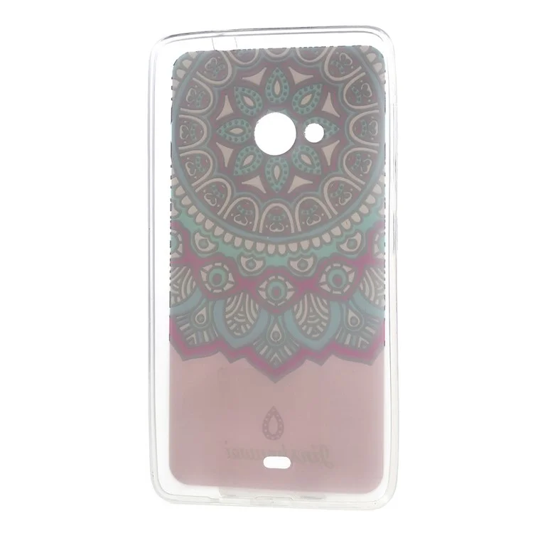 Softlyfit Embossed TPU Case for Microsoft Lumia 535 / 535 Dual SIM - Mandala Pattern