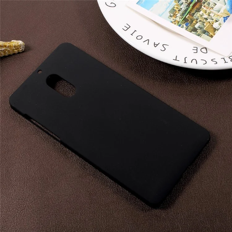 Rubberized Hard Plastic Case for Nokia 6 - Black