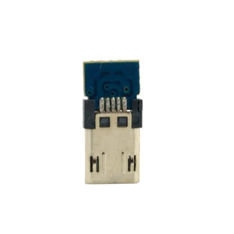 Reversible DIY Micro USB 2.0 5Pin Male Plug Connector with Housing Cover