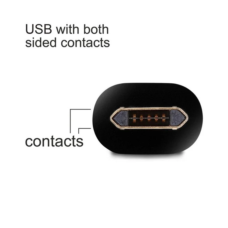 Reversible DIY Micro USB 2.0 5Pin Male Plug Connector with Housing Cover
