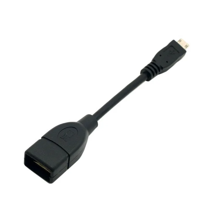 Reversible Micro USB 5 Pin to USB OTG Host Cable for Cell Phone Tablet