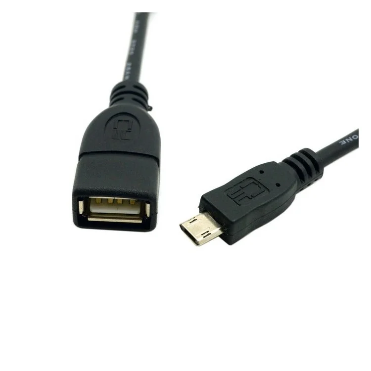 Reversible Micro USB 5 Pin to USB OTG Host Cable for Cell Phone Tablet