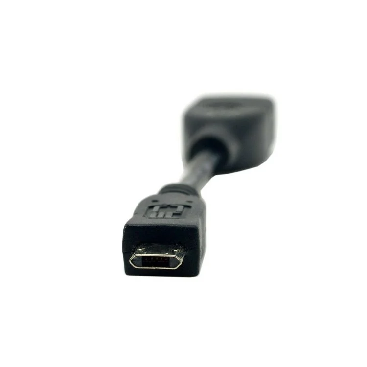 Reversible Micro USB 5 Pin to USB OTG Host Cable for Cell Phone Tablet
