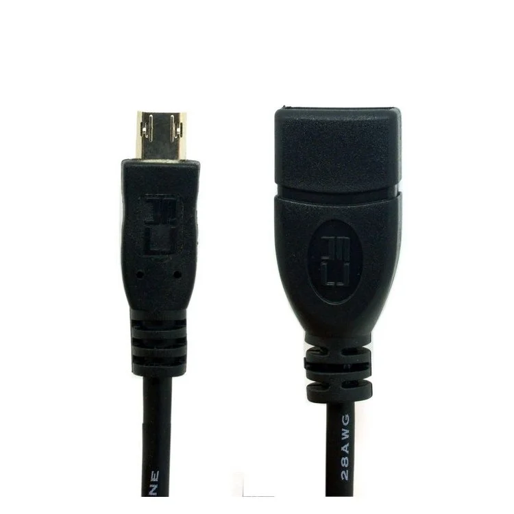 Reversible Micro USB 5 Pin to USB OTG Host Cable for Cell Phone Tablet