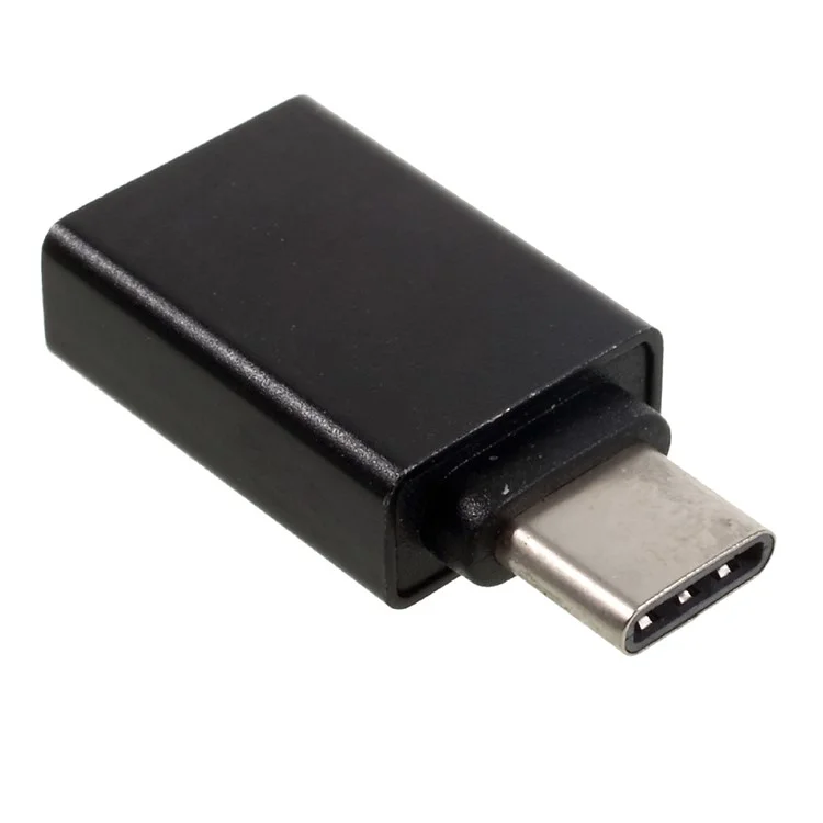 USB-C Type-C Mâle à USB 3.0 Femme OTG Adaptateur Pour Google Pixel / Huawei Mate 9 Etc. - le Noir