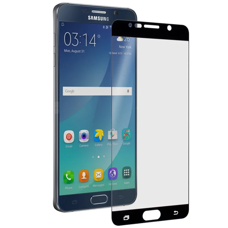 MOMAX 0.2mm Anti-blue-ray Tempered Glass Screen Guard for Samsung Galaxy Note5 N920 - Black