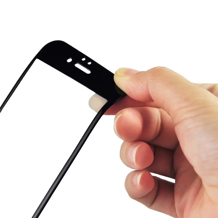 For iPhone 6 / 6s 0.3mm 2.5D Carbon Fiber Tempered Glass Full Screen Protector (Arc Edges) - Black