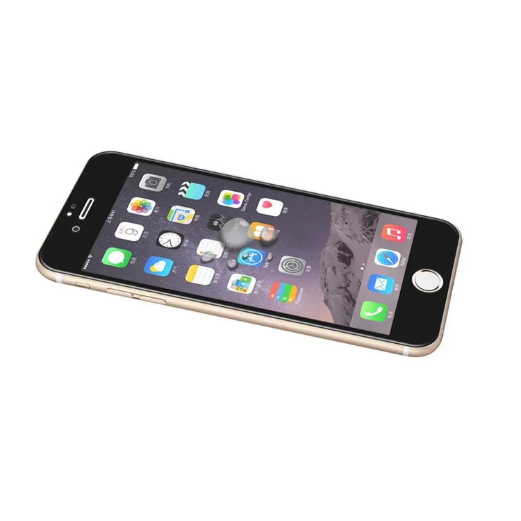 For iPhone 6 / 6s 0.3mm 2.5D Carbon Fiber Tempered Glass Full Screen Protector (Arc Edges) - Black