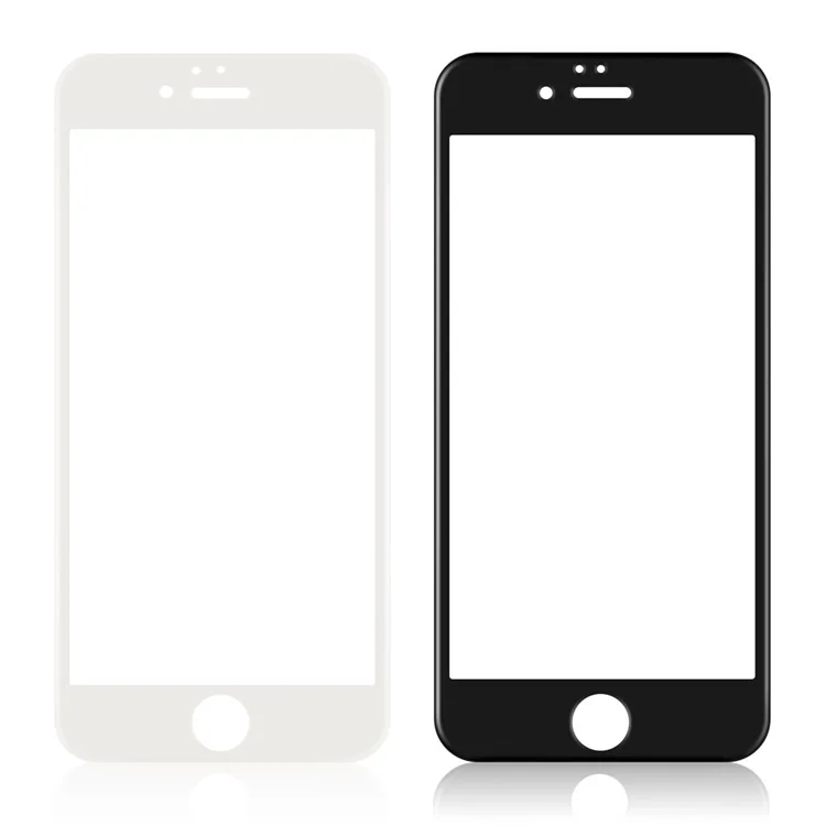 For iPhone 6 / 6s 0.3mm 2.5D Carbon Fiber Tempered Glass Full Screen Protector (Arc Edges) - Black