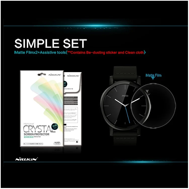 NILLKIN Matte Scratch-resistant Screen Guard for Motorola Moto 360 2nd Gen 42mm