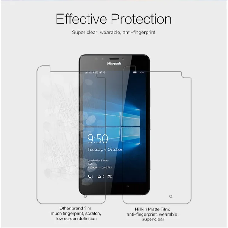 NILLKIN Matte Anti-glare Screen Protector for Microsoft Lumia 950