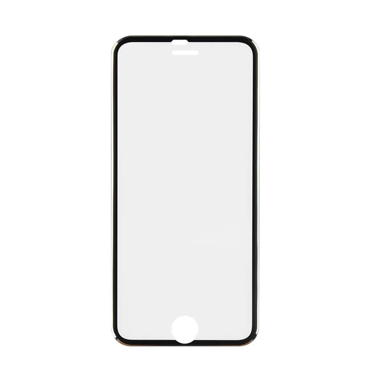 3D Curved Edge Titanium Alloy Tempered Glass Screen Protector for iPhone 6s 6 4.7 0.3mm Full Coverage - Black