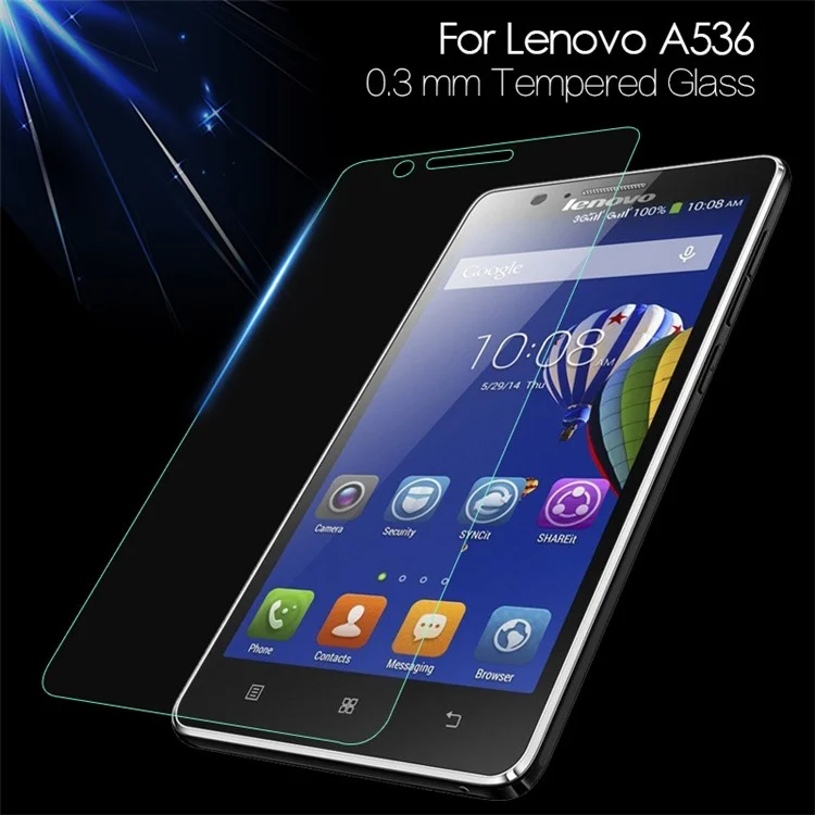 0.3mm Tempered Glass Screen Protector Guard Film for Lenovo A536 Arc Edge