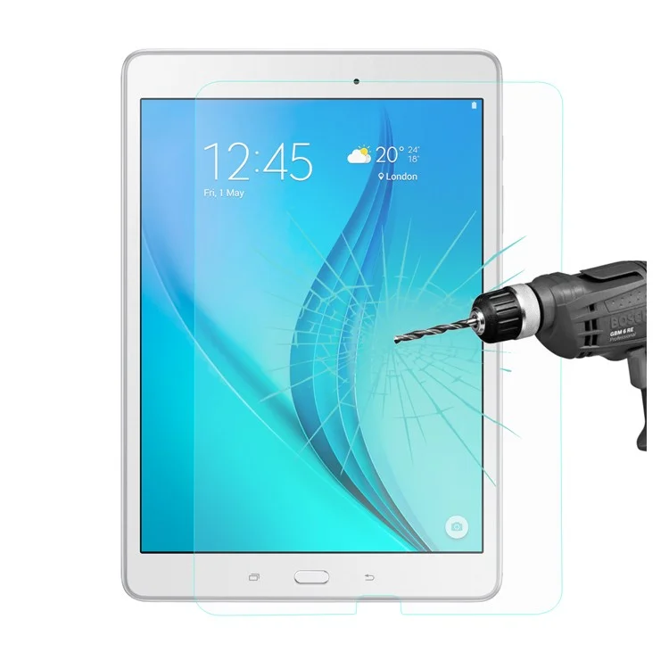 HAT PRINCE Tempered Glass Screen Protector for Samsung Galaxy Tab E 9.6 T560 0.33mm 9H 2.5D Arc Edge