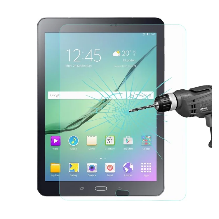 HAT PRINCE 0.33mm 9H Tempered Glass Screen Guard for Samsung Galaxy Tab S2 9.7 T810 T815 2.5D Arc Edge