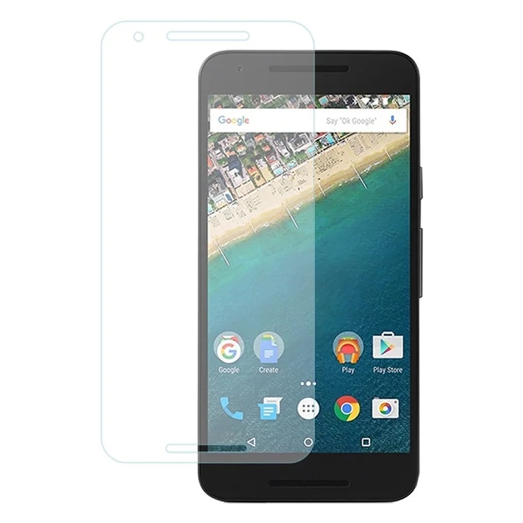 0.25mm Tempered Glass Screen Protector Guard for LG Nexus 5X (Arc Edge)