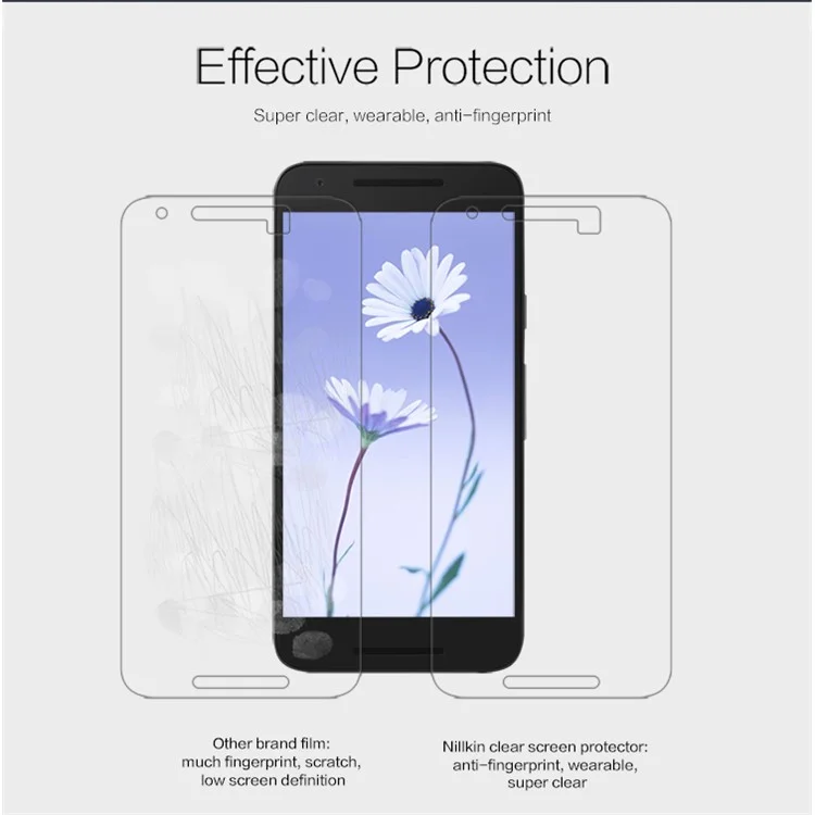 NILLKIN Anti-fingerprint Ultra Clear Screen Protector for LG Nexus 5X