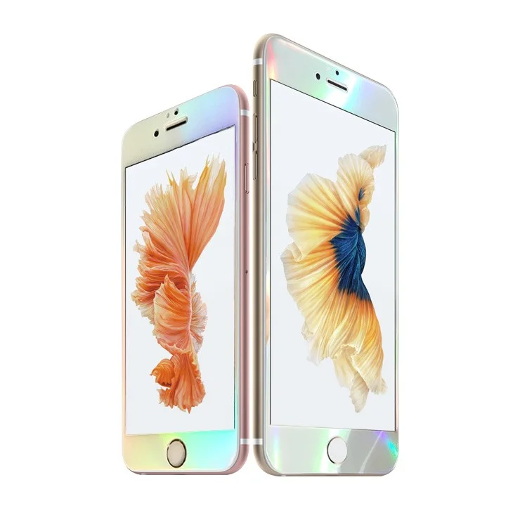 PDGD for iPhone 6s Plus / 6 Plus Magic White Laser Tempered Glass Screen Film 0.3mm 2.5D