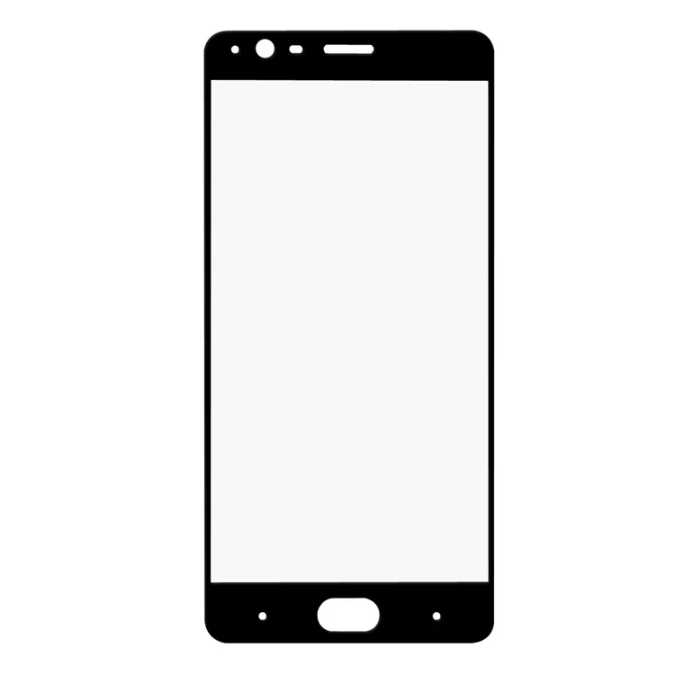 5Pcs HAT PRINCE 0.26mm 9H Complete Coverage Tempered Glass Screen Protector Film (2.5D Arc Edge) for OnePlus 3 / 3T - Black