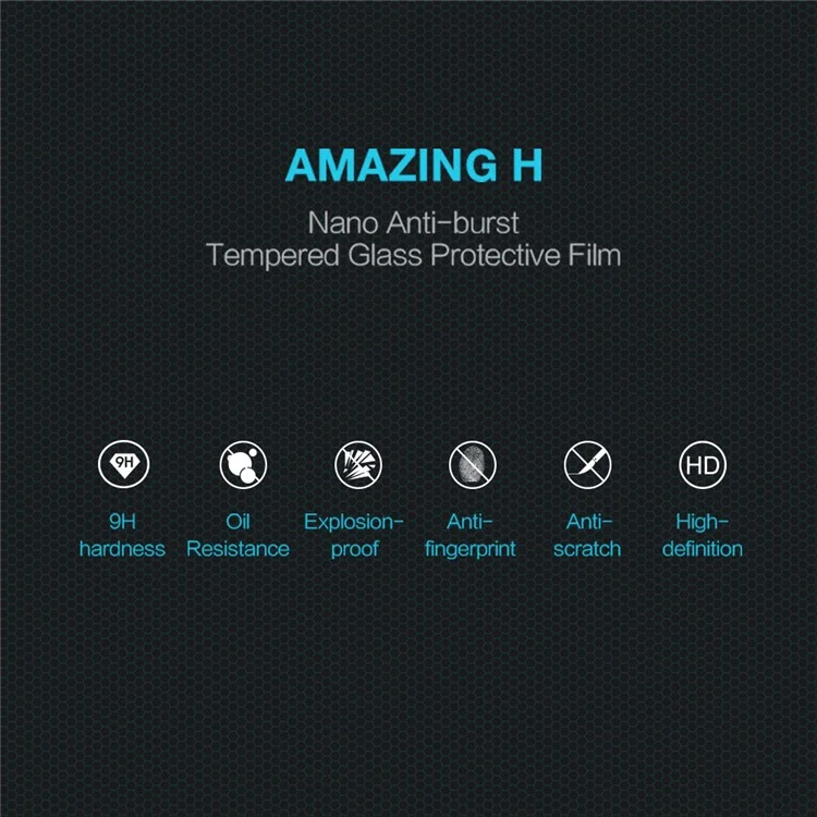 NILLKIN Amazing H Tempered Glass Screen Protector Anti-Explosion for Motorola Moto C Plus