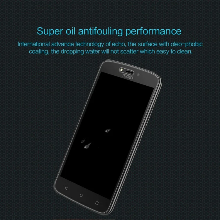 NILLKIN Amazing H Tempered Glass Screen Protector Anti-Explosion for Motorola Moto C Plus